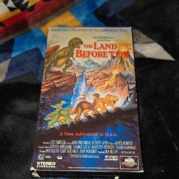 The Land Before Time VHS Vintage 1991 Dinosaurs - Picture 1 of 6